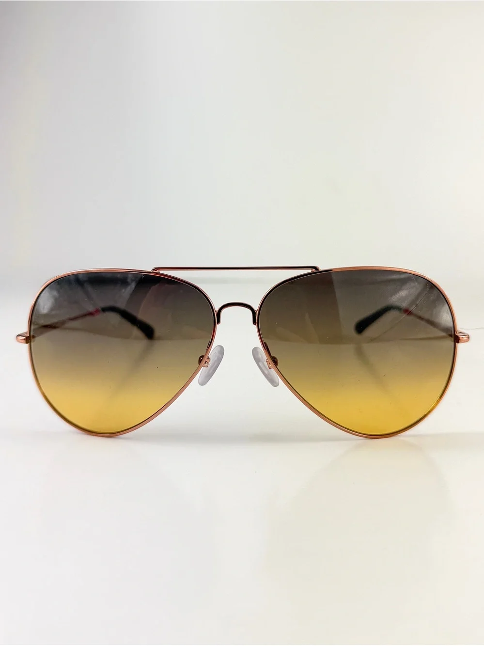 NWT Orlebar Brown x Linda Farrow Aviator Sunglasses OB10 C8 Rose Gold Full Set